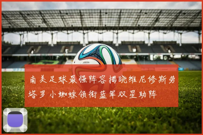 南美足球最强阵容揭晓维尼修斯劳塔罗小蜘蛛领衔蓝军双星助阵